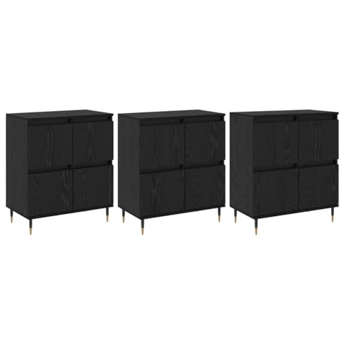 SKM Sideboards 3 pcs Schwarze Eiche 180 x 35 x 70 cm Holzwerkstoff,Möbel,Schränke,Sideboards,Schwarz,57.48 kg,3394511 SKM Sideboards 3 pcs Schwarze Eiche 180 x 35 x 70 cm Holzwerkstoff,Möbel,Schränke,Sideboards,Schwarz,57.48 kg,3394511 von SKM