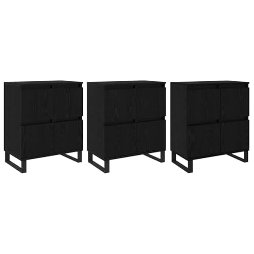 SKM Sideboards 3 pcs Schwarze Eiche 180 x 35 x 70 cm Holzwerkstoff,Möbel,Schränke,Sideboards,Schwarz,59.67 kg,3394577 SKM Sideboards 3 pcs Schwarze Eiche 180 x 35 x 70 cm Holzwerkstoff,Möbel,Schränke,Sideboards,Schwarz,59.67 kg,3394577 von SKM