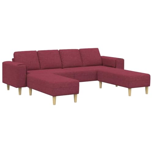 SKM Sofa Set 3 pcs Weinrot Stoff,Möbel,Sofas,Rot,58.2 kg,3335115 SKM Sofa Set 3 pcs Weinrot Stoff,Möbel,Sofas,Rot,58.2 kg,3335115 von SKM