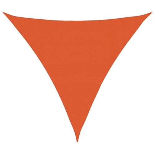 SKM Sonnensegel 160 g/m² Dreieckig Orange 4,5x4,5x4,5 m HDPE,Heim & Garten,Rasen & Garten,Garten & Balkon,Sonnenschirme & Sonnenschutze,Orange,1.9 kg,311700 von SKM