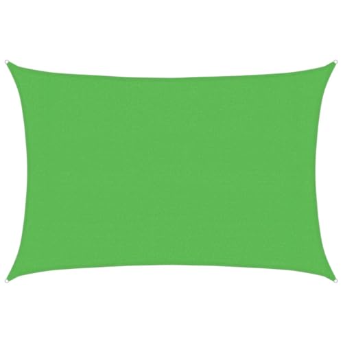 SKM Sonnensegel 160 g/m² Hellgrün 3x5 m HDPE,Heim & Garten,Rasen & Garten,Garten & Balkon,Sonnenschirme & Sonnenschutze,Grün,2.5 kg,311294 von SKM