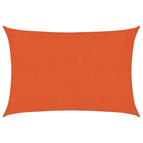 SKM Sonnensegel 160 g/m² Orange 2x2,5 m HDPE,Heim & Garten,Rasen & Garten,Garten & Balkon,Sonnenschirme & Sonnenschutze,Orange,1.1 kg,311666 von SKM