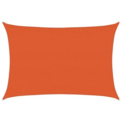 SKM Sonnensegel 160 g/m² Orange 3,5x4,5 m HDPE,Heim & Garten,Rasen & Garten,Garten & Balkon,Sonnenschirme & Sonnenschutze,Orange,2.8 kg,311681 von SKM