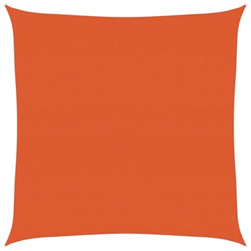 SKM Sonnensegel 160 g/m² Quadratisch Orange 4,5x4,5 m HDPE,Heim & Garten,Rasen & Garten,Garten & Balkon,Sonnenschirme & Sonnenschutze,Orange,4.2 kg,311662 von SKM