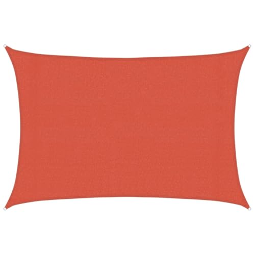 SKM Sonnensegel 160 g/m² Terrakottarot 3x5 m HDPE,Heim & Garten,Rasen & Garten,Garten & Balkon,Sonnenschirme & Sonnenschutze,Orange,2.72 kg,311349 von SKM