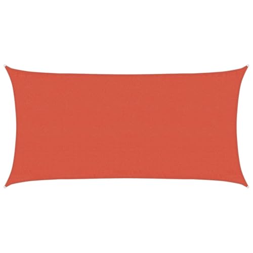 SKM Sonnensegel 160 g/m² Terrakottarot 3x6 m HDPE,Heim & Garten,Rasen & Garten,Garten & Balkon,Sonnenschirme & Sonnenschutze,Orange,3.1 kg,311350 von SKM