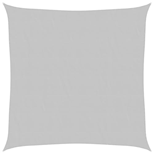 SKM Sonnensegel Hellgrau 3,6x3,6 m 100% Polyester Ox,Heim & Garten,Rasen & Garten,Garten & Balkon,Sonnenschirme & Sonnenschutze,Grau,2.35 kg,4000402 von SKM