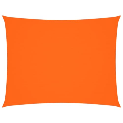 SKM Sonnensegel Ox-Gewebe Rechteckig 4x5 m Orange,Heim & Garten,Rasen & Garten,Garten & Balkon,Sonnenschirme & Sonnenschutze,Orange,3.53 kg,135711 von SKM