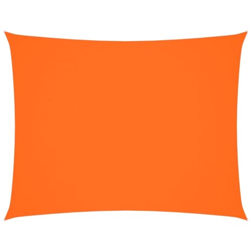 SKM Sonnensegel Ox-Gewebe Rechteckig 4x6 m Orange,Heim & Garten,Rasen & Garten,Garten & Balkon,Sonnenschirme & Sonnenschutze,Orange,4.03 kg,135712 von SKM