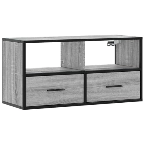 SKM TV-Schrank Grau Sonoma 80x31x39,5 cm Holzwerkstoff und Metall,Möbel,TV-Möbel,Grau,19.95KG,848922 SKM TV-Schrank Grau Sonoma 80x31x39,5 cm Holzwerkstoff und Metall,Möbel,TV-Möbel,Grau,19.95KG,848922 von SKM