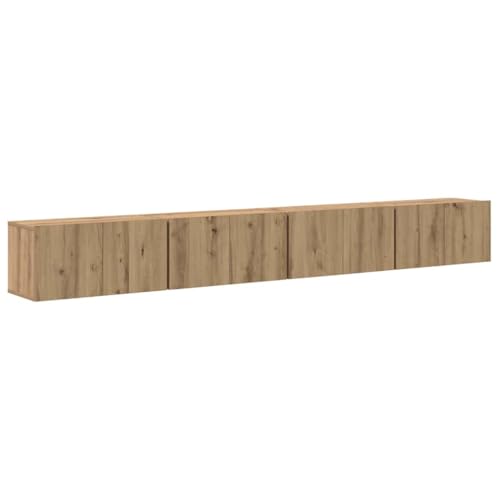 SKM TV-Schrank-Set 4 pcs Eiche handwerklich 60 x 30 x 30 cm,Möbel,TV-Möbel,Braun,39.5 kg,3393572 von SKM