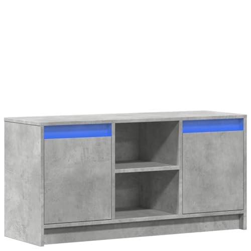 SKM TV-Schrank mit LED-Beleuchtung Betongrau 100x34x50 cm,Möbel,TV-Möbel,Grau,23.45 kg,852190 SKM TV-Schrank mit LED-Beleuchtung Betongrau 100x34x50 cm,Möbel,TV-Möbel,Grau,23.45 kg,852190 von SKM