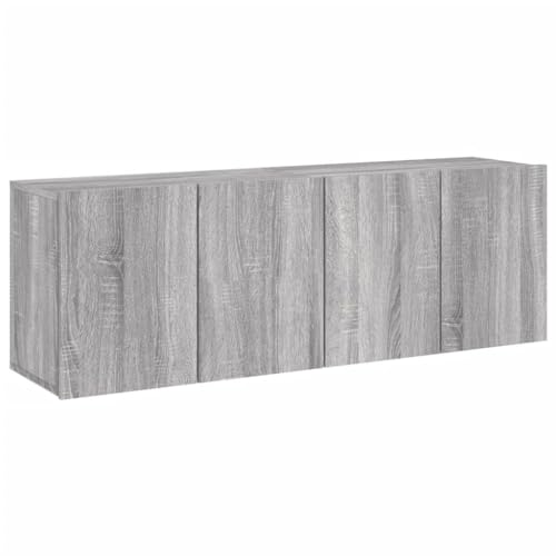 SKM TV-Wandschränke 2 STK. Grau Sonoma 60x30x41 cm,Möbel,TV-Möbel,Grau,24.51KG,836949 von SKM