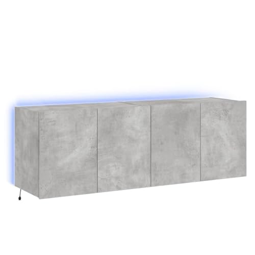 SKM TV-Wandschränke mit LED-Leuchten 2 STK. Betongrau 60x35x41 cm,Möbel,TV-Möbel,Grau,29.08KG,837309 SKM TV-Wandschränke mit LED-Leuchten 2 STK. Betongrau 60x35x41 cm,Möbel,TV-Möbel,Grau,29.08KG,837309 von SKM
