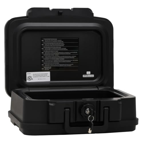 SKM Tresor Schwarz 38x32,5x16,5 cm,Heim & Garten,Büro- & Haussicherheit,Safes & Tresore,Schwarz,10.78 kg,154960 von SKM