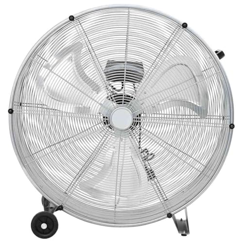 SKM Trommelventilator mit Rad 79 x 37 x 82 cm Aluminium,Heim & Garten,Haushaltsgeräte,Klimageräte,Ventilatoren,Lüfter,Silber,15.2 kg,42001424 von SKM