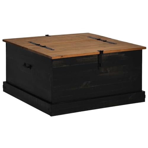SKM Truhe Halden Schwarz 91x91x47 cm Massivholz Kiefer,Möbel, Schränke, Aufbewahrungstruhen,Schwarz,31KG,4018408 SKM Truhe Halden Schwarz 91x91x47 cm Massivholz Kiefer,Möbel, Schränke, Aufbewahrungstruhen,Schwarz,31KG,4018408 von SKM