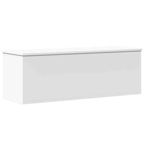 SKM Truhe Weiß 102x35x35 cm Holzwerkstoff,Möbel,Schränke,Aufbewahrungstruhen,Weiß,19.74 kg,840688 von SKM
