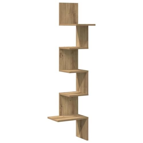 SKM Wand-Eckregal Artisan-Eiche 32x32x127,5 cm Holzwerkstoff,Möbel,Regalsysteme,Wandregale,Braun,5.6 kg,860525 SKM Wand-Eckregal Artisan-Eiche 32x32x127,5 cm Holzwerkstoff,Möbel,Regalsysteme,Wandregale,Braun,5.6 kg,860525 von SKM