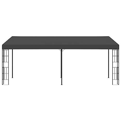 SKM Wand-Pavillon 3x6 m Anthrazit Stoff,Heim & Garten,Rasen & Garten,Garten & Balkon,Gartenbauten,Pavillons & Partyzelte,Anthrazit,47.85 kg,47992 von SKM