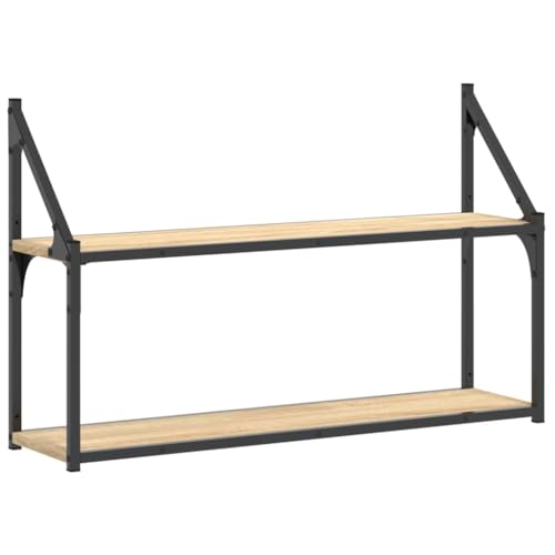 SKM Wandregal 2 Fächer Sonoma-Eiche 80x21x51 cm Holzwerkstoff,Möbel,Regalsysteme,Wandregale,Braun,6.04KG,835465 SKM Wandregal 2 Fächer Sonoma-Eiche 80x21x51 cm Holzwerkstoff,Möbel,Regalsysteme,Wandregale,Braun,6.04KG,835465 von SKM