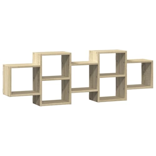 SKM Wandregal Sonoma-Eiche 129x18x42 cm Holzwerkstoff,Möbel,Regalsysteme,Wandregale,Braun,11.2KG,853220 SKM Wandregal Sonoma-Eiche 129x18x42 cm Holzwerkstoff,Möbel,Regalsysteme,Wandregale,Braun,11.2KG,853220 von SKM