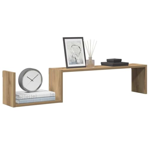 SKM Wandregale 2 STK. Artisan-Eiche 100x15x20 cm Holzwerkstoff,Möbel , Regalsysteme , Wandregale,Braun,5.65KG,856613 SKM Wandregale 2 STK. Artisan-Eiche 100x15x20 cm Holzwerkstoff,Möbel , Regalsysteme , Wandregale,Braun,5.65KG,856613 von SKM
