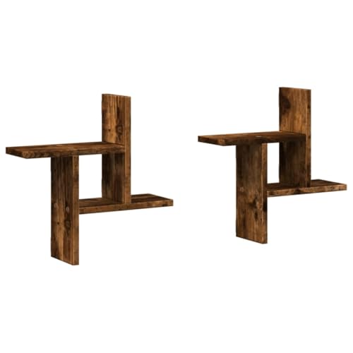 SKM Wandregale 2 STK. Räuchereiche 38x12x38 cm Holzwerkstoff,Möbel,Regalsysteme,Wandregale,Braun,3.3KG,853249 SKM Wandregale 2 STK. Räuchereiche 38x12x38 cm Holzwerkstoff,Möbel,Regalsysteme,Wandregale,Braun,3.3KG,853249 von SKM
