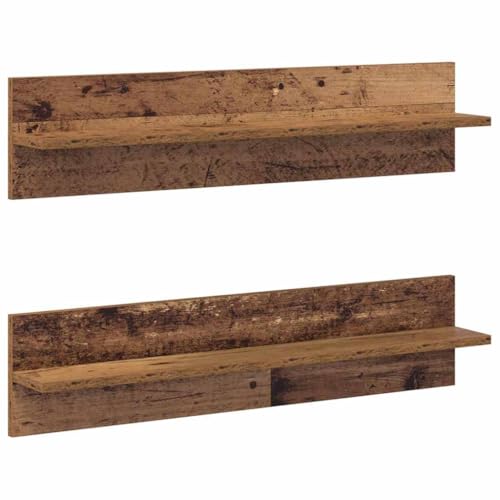 SKM Wandregale 2 pcs Altholz 80 x 11.5 x 18 cm Holzwerkstoff,Möbel,Regalsysteme,Wandregale,Braun,5.6 kg,875188 SKM Wandregale 2 pcs Altholz 80 x 11.5 x 18 cm Holzwerkstoff,Möbel,Regalsysteme,Wandregale,Braun,5.6 kg,875188 von SKM
