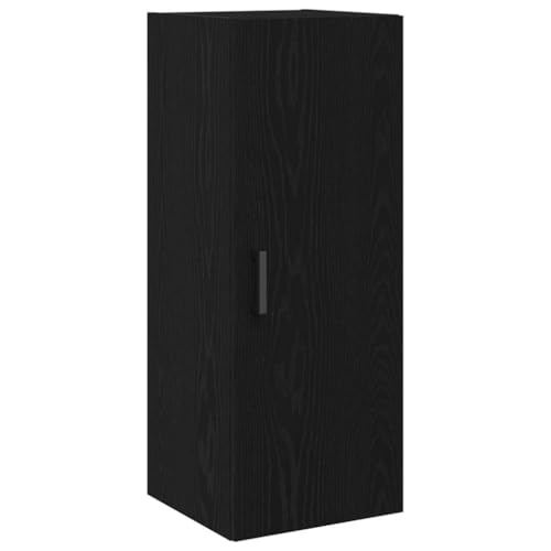 SKM Wandschrank Schwarze Eiche 34,5 x 34 x 90 cm Holzwerkstoff,Möbel,Schränke,Sideboards,Schwarz,15.9 kg,862171 von SKM