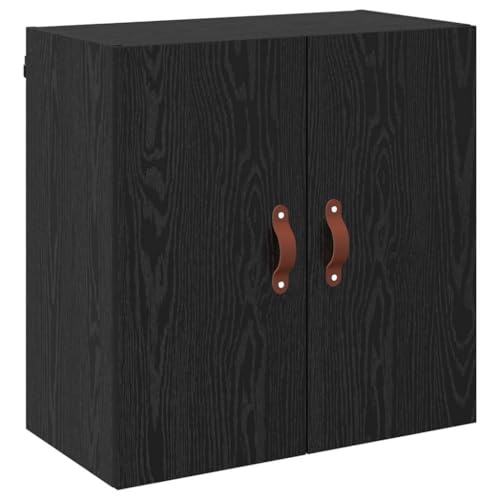 SKM Wandschrank Schwarze Eiche 60 x 31 x 60 cm Holzwerkstoff,Möbel,Schränke,Aufbewahrungsschränke & Schließfächer,Schwarz,14.7 kg,879548 von SKM
