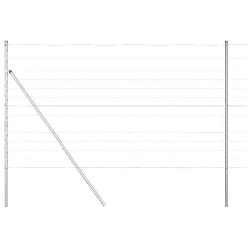 SKM Wildzaun Silber 25 x 1.4 m Verzinkter Stahl,Heimwerkerbedarf,Hauseinzäunung,Zaunfelder,Silber,34.6 kg,3351350 SKM Wildzaun Silber 25 x 1.4 m Verzinkter Stahl,Heimwerkerbedarf,Hauseinzäunung,Zaunfelder,Silber,34.6 kg,3351350 von SKM