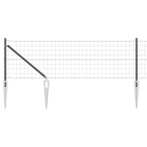 SKM Zaun mit Pfosten Grau 0.4 x 50 m Stahl,Heimwerkerbedarf,Hauseinzäunung,Zaunfelder,Grau,53.57 kg,3350714 SKM Zaun mit Pfosten Grau 0.4 x 50 m Stahl,Heimwerkerbedarf,Hauseinzäunung,Zaunfelder,Grau,53.57 kg,3350714 von SKM