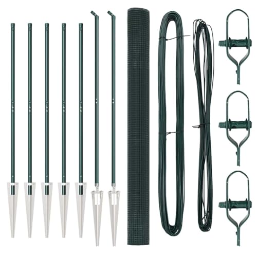SKM Zaun mit Pfosten Grün 1.5 x 10 m Stahl,Heimwerkerbedarf,Hauseinzäunung,Zaunfelder,Grün,22.55 kg,3352058 SKM Zaun mit Pfosten Grün 1.5 x 10 m Stahl,Heimwerkerbedarf,Hauseinzäunung,Zaunfelder,Grün,22.55 kg,3352058 von SKM