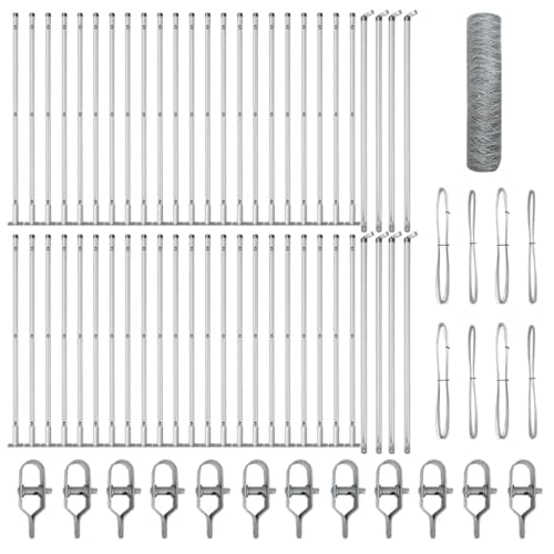 SKM Zaun mit Pfosten Silber 0,4 x 100 m PVC-beschichteter Stahl,Heimwerkerbedarf,Hauseinzäunung,Zaunfelder,Silber,60.8 kg,3353856 SKM Zaun mit Pfosten Silber 0,4 x 100 m PVC-beschichteter Stahl,Heimwerkerbedarf,Hauseinzäunung,Zaunfelder,Silber,60.8 kg,3353856 von SKM