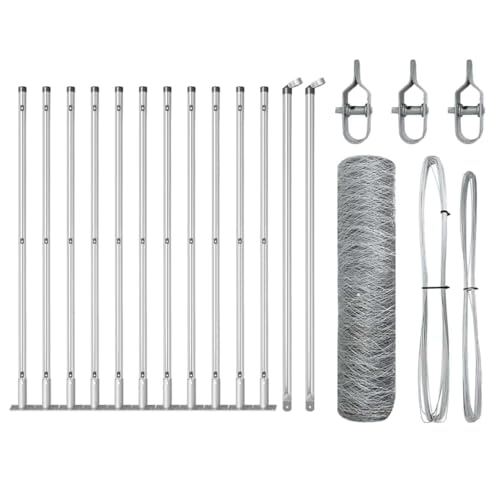 SKM Zaun mit Pfosten Silber 0,4 x 25 m PVC-beschichteter Stahl,Heimwerkerbedarf,Hauseinzäunung,Zaunfelder,Silber,15.15 kg,3353785 SKM Zaun mit Pfosten Silber 0,4 x 25 m PVC-beschichteter Stahl,Heimwerkerbedarf,Hauseinzäunung,Zaunfelder,Silber,15.15 kg,3353785 von SKM