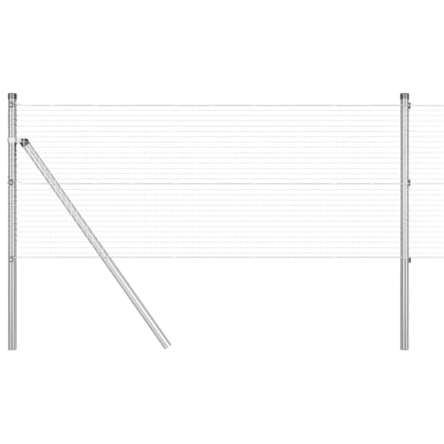 SKM Zaun mit Pfosten Silber 0,8 x 50 m Stahl,Heimwerkerbedarf,Hauseinzäunung,Zaunfelder,Silber,38.42 kg,3351639 SKM Zaun mit Pfosten Silber 0,8 x 50 m Stahl,Heimwerkerbedarf,Hauseinzäunung,Zaunfelder,Silber,38.42 kg,3351639 von SKM
