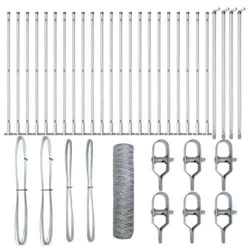 SKM Zaun mit Pfosten Silber 0.4 x 50 m PVC-beschichteter Stahl,Heimwerkerbedarf,Hauseinzäunung,Zaunfelder,Silber,30.35 kg,3353820 SKM Zaun mit Pfosten Silber 0.4 x 50 m PVC-beschichteter Stahl,Heimwerkerbedarf,Hauseinzäunung,Zaunfelder,Silber,30.35 kg,3353820 von SKM