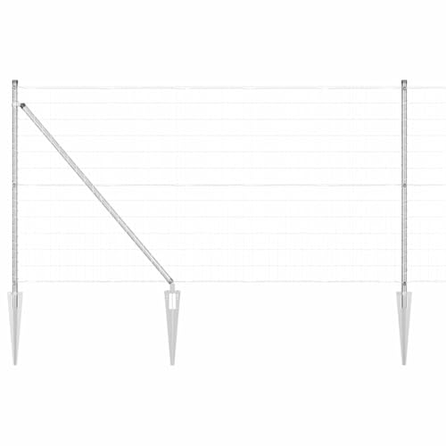 SKM Zaun mit Pfosten Silber 1 x 10 m Stahl,Heimwerkerbedarf,Hauseinzäunung,Zaunfelder,Silber,23.35 kg,3350735 SKM Zaun mit Pfosten Silber 1 x 10 m Stahl,Heimwerkerbedarf,Hauseinzäunung,Zaunfelder,Silber,23.35 kg,3350735 von SKM