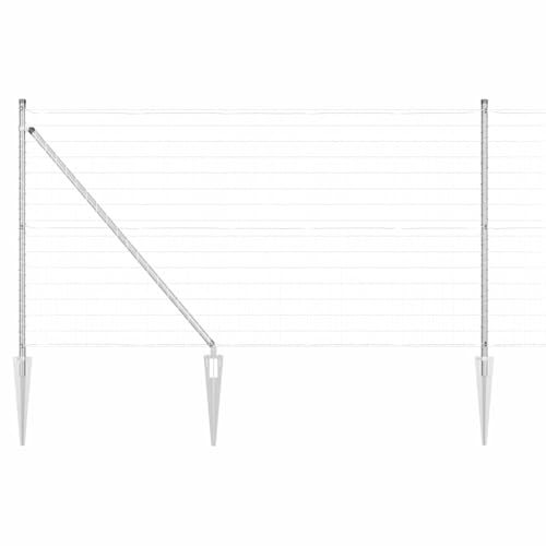 SKM Zaun mit Pfosten Silber 1 x 25 m Stahl,Heimwerkerbedarf,Hauseinzäunung,Zaunfelder,Silber,48.2 kg,3350762 SKM Zaun mit Pfosten Silber 1 x 25 m Stahl,Heimwerkerbedarf,Hauseinzäunung,Zaunfelder,Silber,48.2 kg,3350762 von SKM