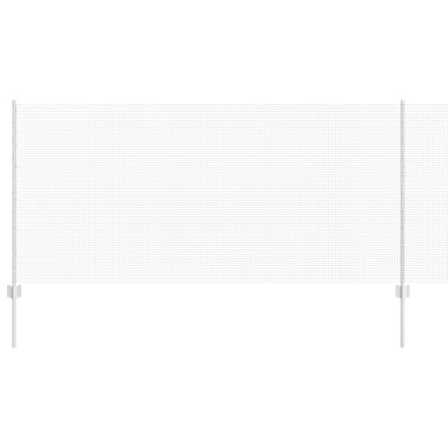 SKM Zaun mit Pfosten Silber 1 x 50 m Stahl,Heimwerkerbedarf,Hauseinzäunung,Zaunfelder,Silber,41.14 kg,3336395 von SKM