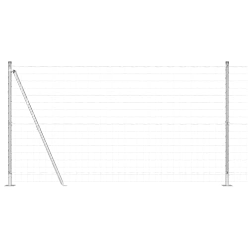 SKM Zaun mit Pfosten Silber 1.2 x 25 m Stahl,Heimwerkerbedarf,Hauseinzäunung,Zaunfelder,Silber,48.4 kg,3351063 SKM Zaun mit Pfosten Silber 1.2 x 25 m Stahl,Heimwerkerbedarf,Hauseinzäunung,Zaunfelder,Silber,48.4 kg,3351063 von SKM