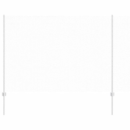 SKM Zaun mit Pfosten Silber 1.6 x 100 m Stahl,Heimwerkerbedarf,Hauseinzäunung,Zaunfelder,Silber,78.74 kg,3337085 von SKM