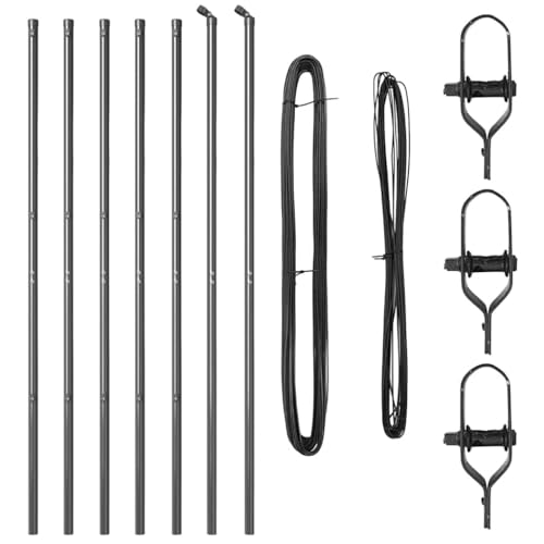 SKM Zaunpfosten Manuell 7 pcs Grau Ø32mm 170 cm Verzinkter Stahl,Heimwerkerbedarf,Hauseinzäunung,Zaunpfosten & -querlatten,Grau,10.6 kg,42004210 SKM Zaunpfosten Manuell 7 pcs Grau Ø32mm 170 cm Verzinkter Stahl,Heimwerkerbedarf,Hauseinzäunung,Zaunpfosten & -querlatten,Grau,10.6 kg,42004210 von SKM