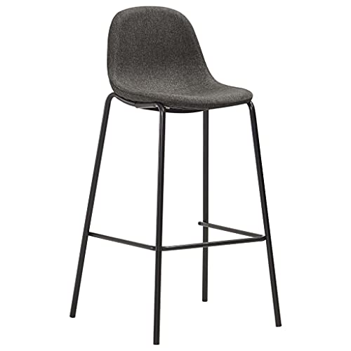 SKM hocker 2 STK. Dunkelgrau Stoff,Möbel,Stühle,hocker,Grau,12 kg,281525 von SKM