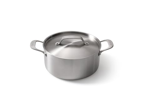Skottsberg Edelstahl Kochtopf mit Deckel - Ø 24 cm - 4,75 L – PFAS frei, spülmaschinenfest - für Induktion, Gas, Ceran & Backofen von SKOTTSBERG