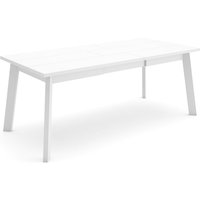 Esszimmertisch , Küchentisch, Esstisch, 200, Für 10 Gäste, Hölzerne Beine, Moderner Stil, Weiß - Skraut Home von SKRAUT HOME