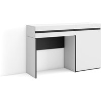 Schminktisch, Frisiertisch mit Stauraum, 121x75x35 cm, mit Schublade, Schlafzimmer, Moderner Stil, Weiß - Skraut Home von SKRAUT HOME