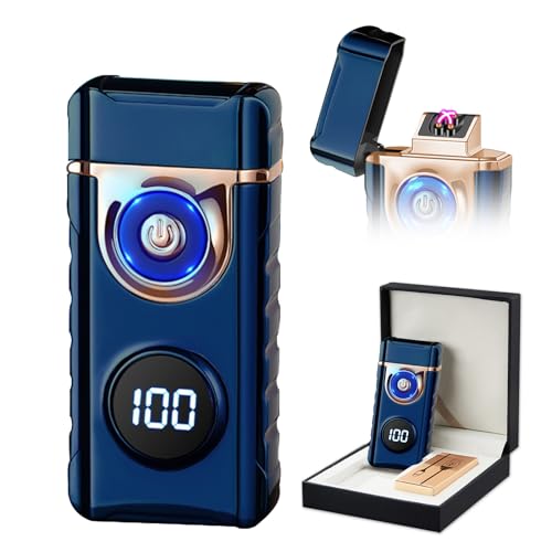 SKRFIRE Plasma Feuerzeug Wiederaufladbar Elektrisch für Kerzenbogen Typ C Elektronische Taschenlampe Winddicht Tragbar Metall Mit LED Power Display für Camping SKRFIRE Plasma Feuerzeug Wiederaufladbar Elektrisch für Kerzenbogen Typ C Elektronische Taschenlampe Winddicht Tragbar Metall Mit LED Power Display für Camping von SKRFIRE