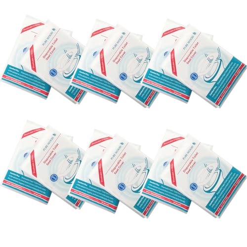 Einweg Toilettenpapier Pads - 60 Stück, Einzeln Verpackte Spülbare WC-Sitzauflagen, Perfekt für Öffentliche Toiletten und Reisen, Hygienische Auflagen für Hotels Einweg Toilettenpapier Pads - 60 Stück, Einzeln Verpackte Spülbare WC-Sitzauflagen, Perfekt für Öffentliche Toiletten und Reisen, Hygienische Auflagen für Hotels von SKRORS